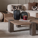 AICO Furniture Bristol Point Large Cocktail Table in Saddle Brown - Furniture Now (CA)