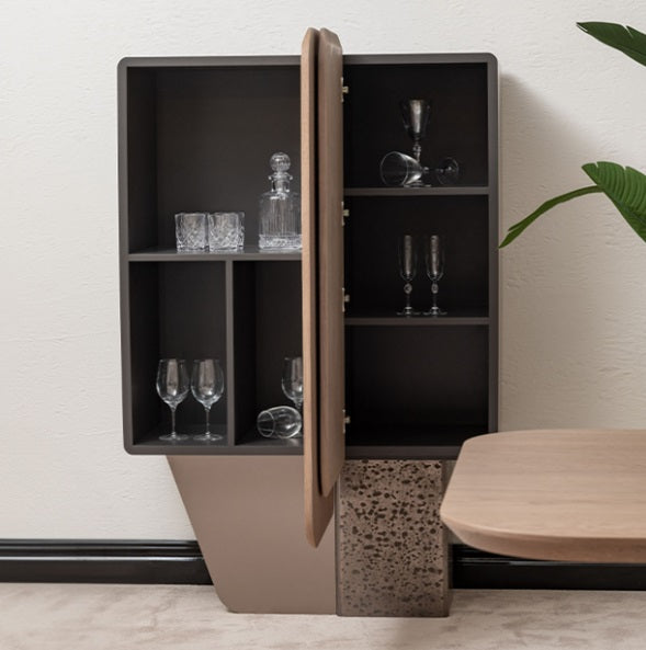 AICO Furniture Bristol Point Bar in Saddle Brown - Furniture Now (CA)