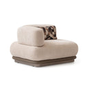 AICO Furniture Bristol Point LAF Chair in Saddle Brown - Furniture Now (CA)