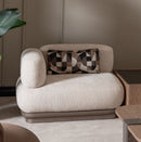 AICO Furniture Bristol Point LAF Chair in Saddle Brown - Furniture Now (CA)