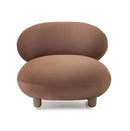 AICO Furniture Bristol Point Accent Chair in Saddle Brown - Furniture Now (CA)