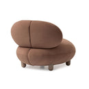 AICO Furniture Bristol Point Accent Chair in Saddle Brown - Furniture Now (CA)