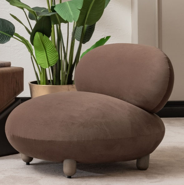 AICO Furniture Bristol Point Accent Chair in Saddle Brown - Furniture Now (CA)