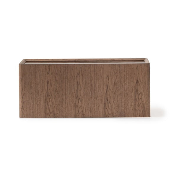 AICO Furniture Bristol Point Sectional Table in Saddle Brown - Furniture Now (CA)