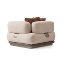 AICO Furniture Bristol Point Corner Unit in Saddle Brown - Furniture Now (CA)