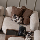 AICO Furniture Bristol Point Corner Unit in Saddle Brown - Furniture Now (CA)