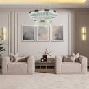 AICO Canberra End Table in Brown - Furniture Now (CA)