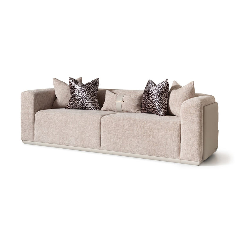 AICO Canberra Sofa in Brown - Furniture Now (CA)