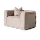 AICO Canberra Chair 1/2 in Brown - Furniture Now (CA)