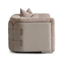 AICO Canberra Chair 1/2 in Brown - Furniture Now (CA)