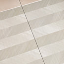 AICO Furniture Carmela Rectangular Dining Table in Shimmer Ivory - Furniture Now (CA)