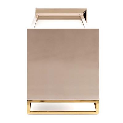 AICO Carmela Media Cabinet in Shimmer Ivory - Furniture Now (CA)