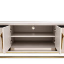 AICO Carmela Media Cabinet in Shimmer Ivory - Furniture Now (CA)