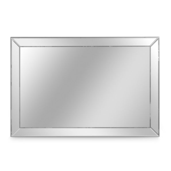 AICO Furniture Carmela Mirror in Glossy Charcoal Sand - Furniture Now (CA)