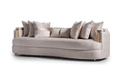 AICO Carmela Mansion Sofa in Shimmer Ivory - Furniture Now (CA)