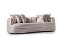 AICO Carmela Mansion Sofa in Shimmer Ivory - Furniture Now (CA)