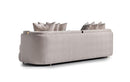 AICO Carmela Mansion Sofa in Shimmer Ivory - Furniture Now (CA)