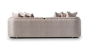 AICO Carmela Mansion Sofa in Shimmer Ivory - Furniture Now (CA)