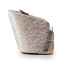 AICO Carmela Accent Chair in Shimmer Ivory - Furniture Now (CA)