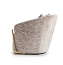 AICO Carmela Accent Chair in Shimmer Ivory - Furniture Now (CA)