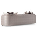 AICO Furniture Carmela Mansion Sofa Zinc in Silver - Furniture Now (CA)