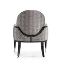 AICO La Francaise Accent Chair in Domino/Black - Furniture Now (CA)