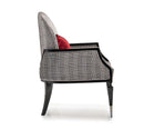 AICO La Francaise Accent Chair in Domino/Black - Furniture Now (CA)