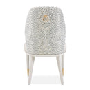 AICO Furniture Lisbon Side Chair in Silken Matte Cream - Furniture Now (CA)