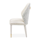 AICO Furniture Lisbon Side Chair in Silken Matte Cream - Furniture Now (CA)