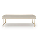 AICO Lisbon Cocktail Table in Silken Matte Cream - Furniture Now (CA)