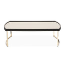 AICO Furniture Lisbon Cocktail Table in Silken Matte Black - Furniture Now (CA)