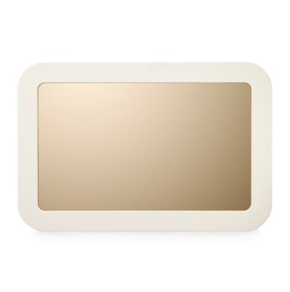 AICO Furniture Wall Mirror in Silken Matte Cream - Furniture Now (CA)