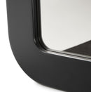 AICO Furniture Wall Mirror in Silken Matte Black - Furniture Now (CA)
