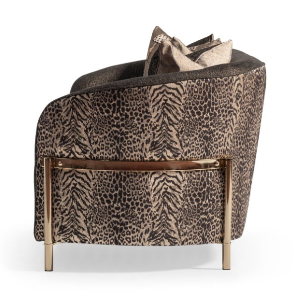 AICO Furniture Lisbon Sofa in Onyx Gold - Furniture Now (CA)