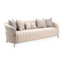 AICO Lisbon Sofa in Opal Gold - Furniture Now (CA)