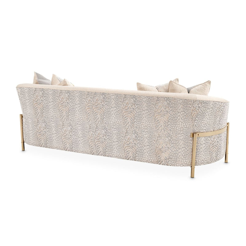 AICO Lisbon Sofa in Opal Gold - Furniture Now (CA)