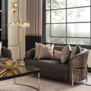 AICO Furniture Lisbon Loveseat in Onyx Gold - Furniture Now (CA)