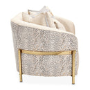 AICO Lisbon Loveseat in Opal Gold - Furniture Now (CA)