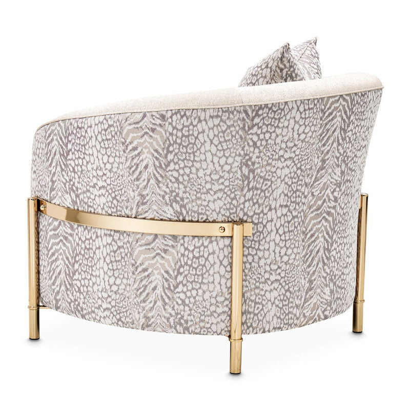 AICO Lisbon Chair in Opal Gold - Furniture Now (CA)