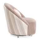 AICO Furniture Lucca Swivel Chair Silver in Silver - Furniture Now (CA)