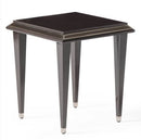 AICO Lousanne Side Table in Glossy Mocha Sand - Furniture Now (CA)