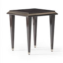 AICO Lousanne Side Table in Glossy Mocha Sand - Furniture Now (CA)