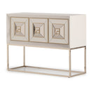 AICO Furniture Madison Small Console with Leg in Glistening Gold image