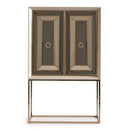 AICO Furniture Madison 2pc Bar KD in Glistening Gold - Furniture Now (CA)