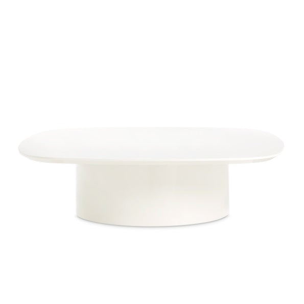AICO Furniture Le Montreaux Cocktail Table in Cloud White - Furniture Now (CA)