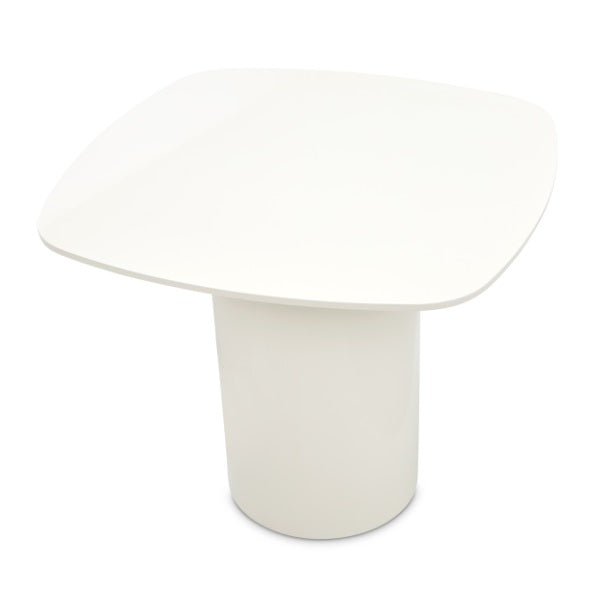 AICO Furniture Le Montreaux End Table in Cloud White - Furniture Now (CA)