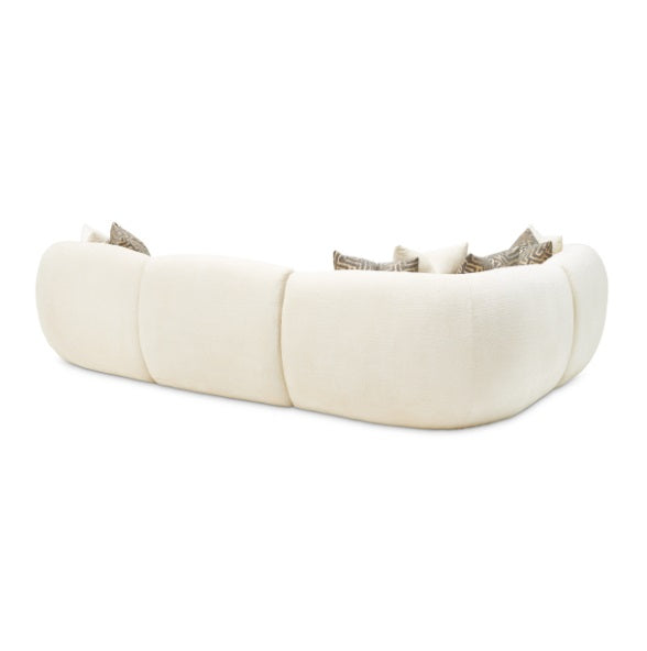 AICO Furniture Le Montreaux Armless Chair in Gardenia - Furniture Now (CA)