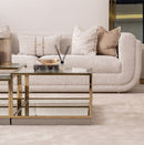 AICO Furniture Savannah Breeze 2pc Small Cocktail Table in Bright Gold - Furniture Now (CA)