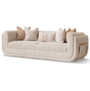 AICO Furniture Savannah Breeze Standard Sofa Cashmere in Bright Gold image