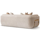 AICO Furniture Savannah Breeze Standard Sofa Cashmere in Bright Gold - Furniture Now (CA)